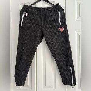 Todd Snyder Black Pinstripe Cropped Pants